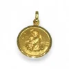 Hot Medalla Ángel con niño oro 18k Medalla Para Bebé