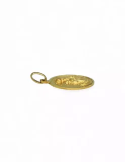 Hot Medalla Ángel con niño oro 18k Medalla Para Bebé