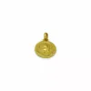 Cheap Medalla redonda Virgen Niña oro 18k - 15 mm Medalla De La Virgen|Colgante Con La Virgen