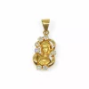 Store Medalla Virgen circonitas oro 18k Medalla De La Virgen|Colgante Con La Virgen