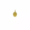 Fashion Medalla Virgen Milagrosa oro 18k - 2,5cm Medalla De La Virgen|Colgante Con La Virgen