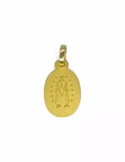 Store Medalla Virgen Milagrosa oro 18k - 1cm Medalla De La Virgen|Colgante Con La Virgen