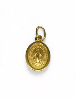Shop Medalla virgen milagrosa oro 18k Medalla De La Virgen