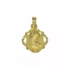 Best Medalla Virgen niña con bordes calados oro 18k Medalla De La Virgen|Colgante Para Bebé Y Niños