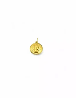Store Medalla Virgen niña oro 18k Medalla De La Virgen|Colgante Con La Virgen