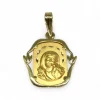 Cheap Medalla Virgen Niña oro 18k - 3cm Medalla De La Virgen|Colgante Con La Virgen