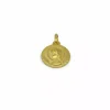 New Medalla Virgen niña oro 18k - 2cm Medalla De Oro Grabado|Colgante De Oro Grabado