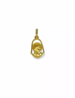 Shop Medalla Virgen niña rezando oro 18k - 2cm Medalla Para Bebé|Medalla De La Virgen