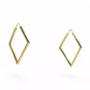 Store Pendientes aro cuadrados oro 18k Aros De Oro