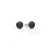 Cheap Pendientes bola lava plata de Ley - 8mm Pendientes De Plata