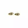 Discount Pendientes calados con rubíe y circonitas oro 18k Pendientes De Oro