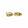 Flash Sale Pendientes circonita verde oro 18k Pendientes De Oro