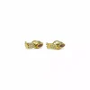 Outlet Pendientes con circonitas blancas y rojas oro 18k Pendientes De Oro