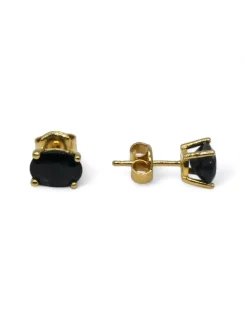 Online Pendientes con zafiro engarzado en cuatro garras oro 18k Pendientes De Oro