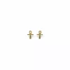 Store Pendientes cruz egipcia oro 18k Pendientes De Oro
