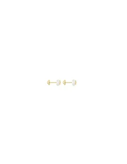 Flash Sale Pendientes de oro y perla motivo oso Baby TOUS oro 18k Pendientes De Oro