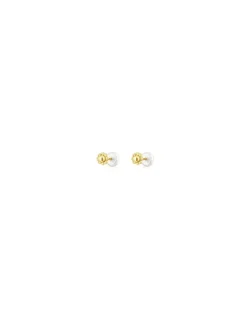 Flash Sale Pendientes de oro y perla motivo oso Baby TOUS oro 18k Pendientes De Oro