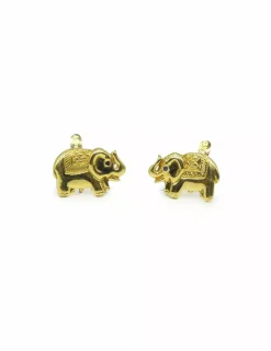 Outlet Pendientes elefantes oro 18k Pendientes De Oro