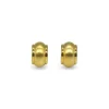 Store Pendientes en concha satinado y brillo oro 18k Pendientes De Oro