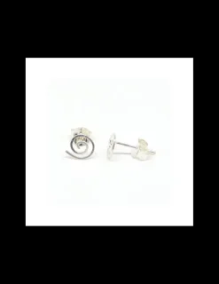 Best Pendientes espiral plata de Ley Pendientes De Plata