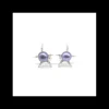 Discount Pendientes estrella de mar perla cultivada gris plata de Ley rodiada Pendientes De Plata