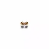 Fashion Pendientes flor oro bicolor 18k Pendientes De Oro
