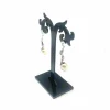 New Pendientes largos perlas oro blanco 18k Pendientes De Oro