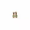 Online Pendientes largos piedras tono verde oro 18k Pendientes De Oro
