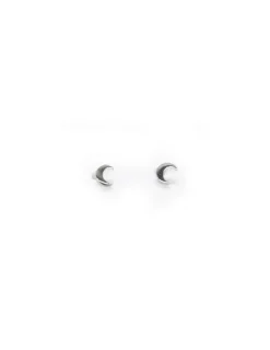 Sale Pendientes luna 4,5mm plata 925 rodio Pendientes De Plata