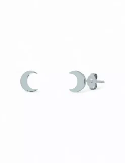 Online Pendientes luna 4,5mm plata 925 Pendientes De Plata