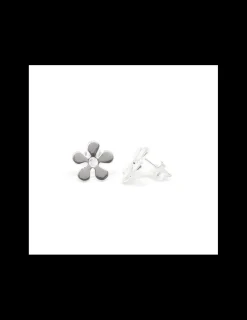 Online Pendientes margarita plata de Ley - 13mm Pendientes De Plata