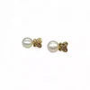 Cheap Pendientes mariposa con perla oro 18k Pendientes De Perlas|Pendientes De Oro