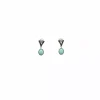Cheap Pendientes oro blanco perla turquesa oro 18k Pendientes De Oro