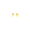 Outlet Pendientes pequeños estrella oro 18k Pendientes De Oro