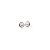 Discount Pendientes perla cultivada color lila 8mm con base plata Pendientes De Plata