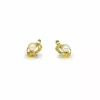 Best Sale Pendientes perla y circonita oro 18k - 1cm Pendientes De Oro