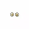 Hot Pendientes perla y osito oro 18k Pendientes De Oro