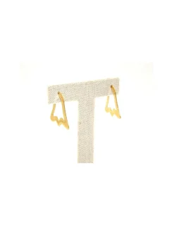 Online Pendientes planos oro tulipán TOUS oro 18k Pendientes De Oro