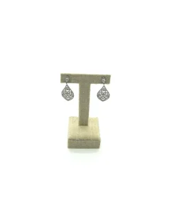 Flash Sale Pendientes plata lágrima fantasía mantilla circonitas Pendientes De Plata