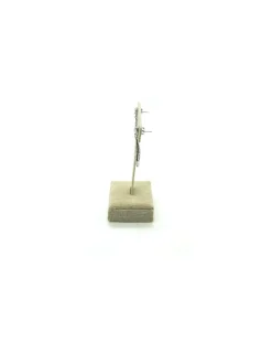 Flash Sale Pendientes plata lágrima fantasía mantilla circonitas Pendientes De Plata