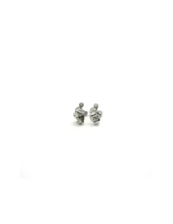 Sale Pendientes plata Mickey tres circonitas Pendientes De Plata