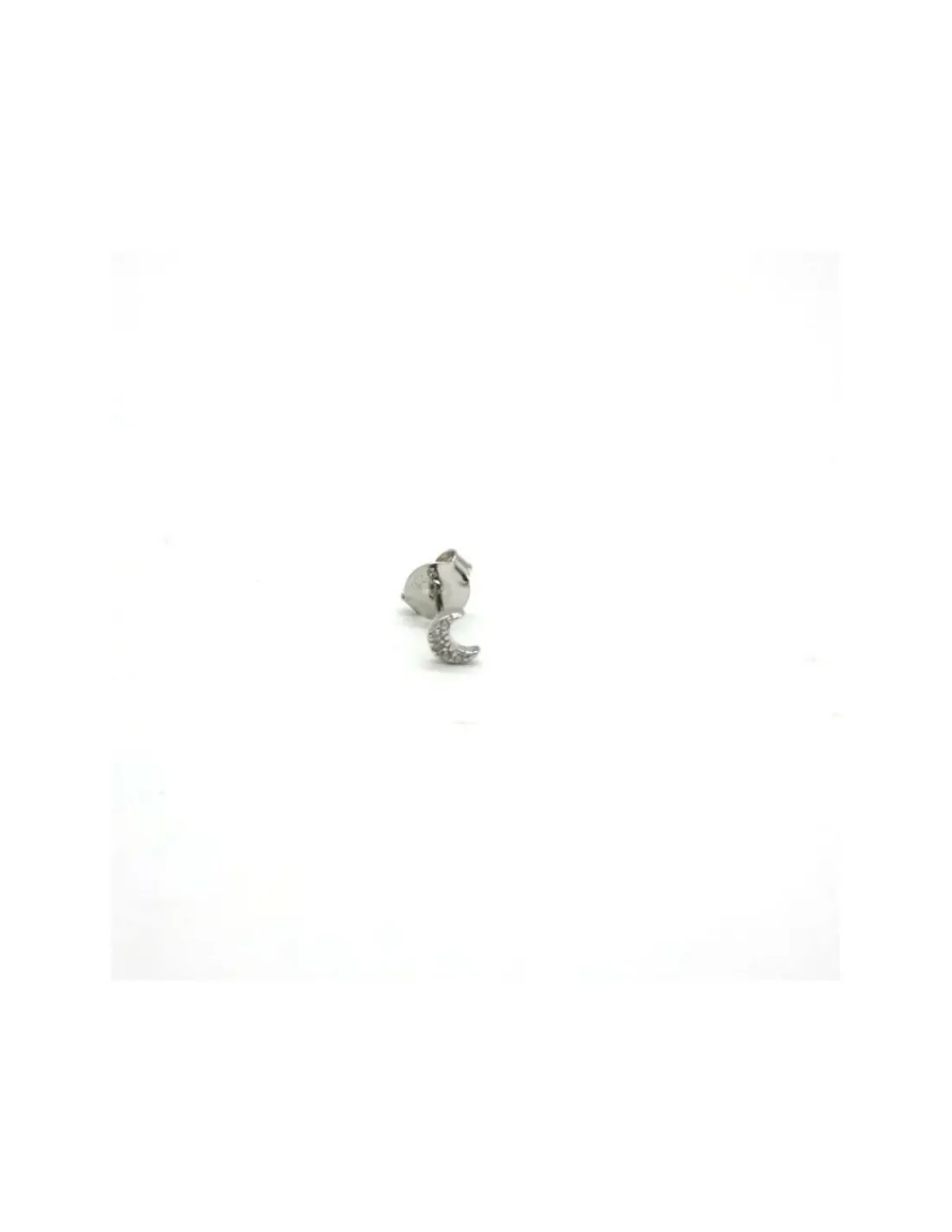 Best Sale Pendientes plata piercing media luna circonitas Más Joyas|Pendientes De Plata