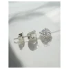 Clearance Pendientes PLATINO 4 garras V brillantes 0.19ct Platino|Pendientes Con Brillantes