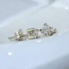 Hot Pendientes PLATINO 4 garras diamantes 0.80ct Platino|Pendientes Con Brillantes