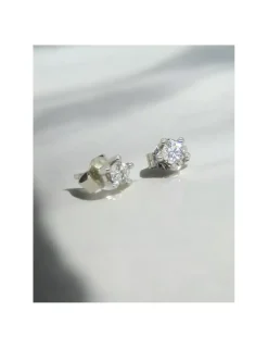 Flash Sale Pendientes PLATINO 5 garras brillante 0.40ct Platino|Pendientes Con Brillantes