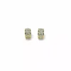 Online Pendientes rectangular 3 adornos circonitas oro 18k Pendientes De Oro