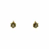Cheap Pendientes tallaje antiguo piedra ámbar oro 18k Pendientes De Oro