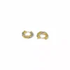 Hot Pendientes tipo aros enlazados tres oros 18k Aros De Oro|Pendientes De Oro