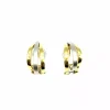 Online Pendientes triple medio aro bicolor oro 18k Pendientes De Oro