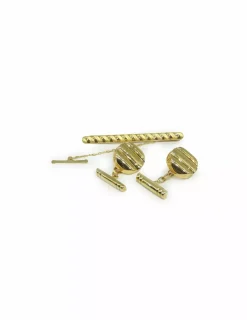 Store Pisa corbatas rayado oro 18k Más Joyas